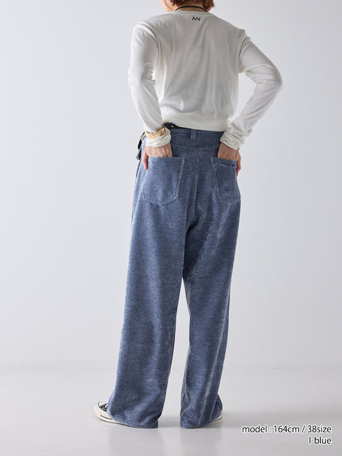 【 予約:11月中旬 】MOLE TWILL TUCK WIDE PT /Y254-31136